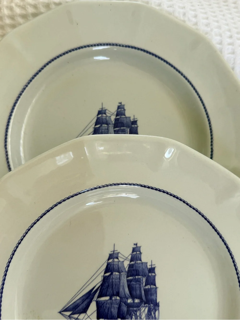 Wedgwood Georgetown collection Flying cloud  1851 Dinner Plates